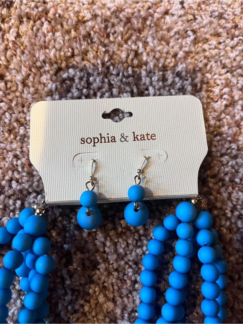 Layered‎ Turquoise Blue Beaded Necklace for Women